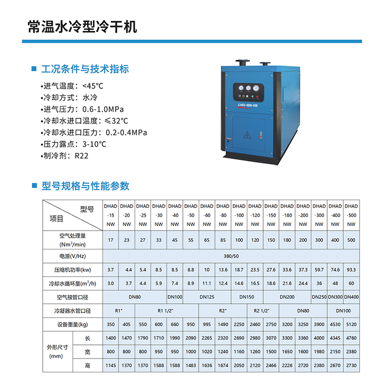 冷凍式干燥機